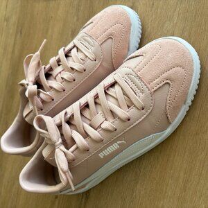 Puma Leather/Suede Sneakers Ballet Pink Size Women's 8.5 NWOT